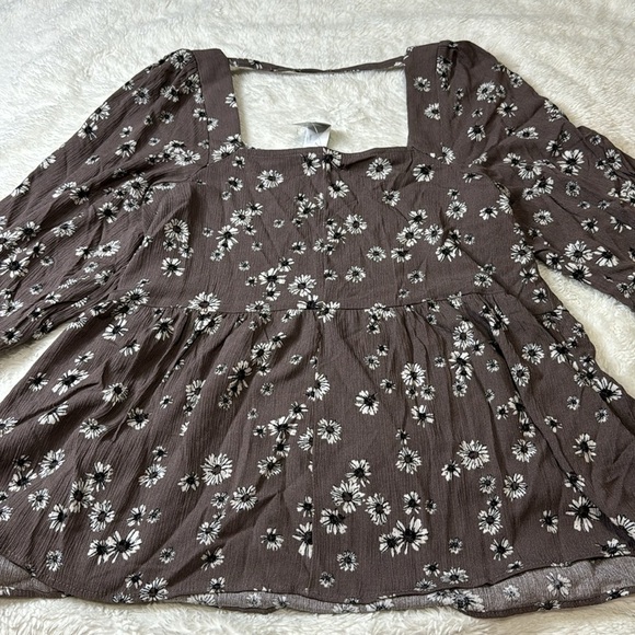 NWT Maurice’s Floral Square Neck‎ Shirt - Picture 7 of 7